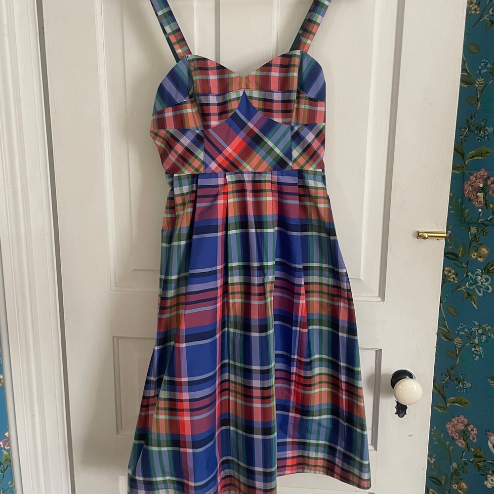 Anthropologie Maeve Plaid Dress size 4
